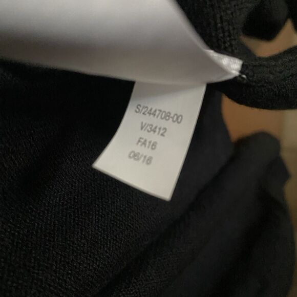 BANANA REPUBLIC Cardigan Sweater Open Front Sleeveless Long Women XS S Black - Picture 8 of 10